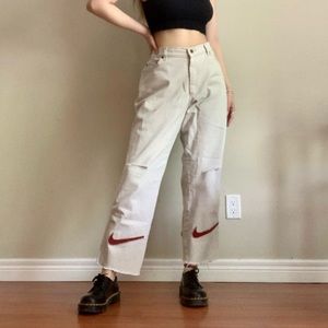 Vintage 90s Lee Reworked High Waisted Dad Jeans